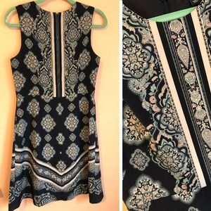 Ann Taylor Paisley Mosaic Dress, 8P